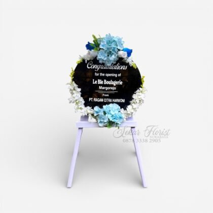 Papan Bunga Akrilik Mini Ucapan Grand Opening Modern